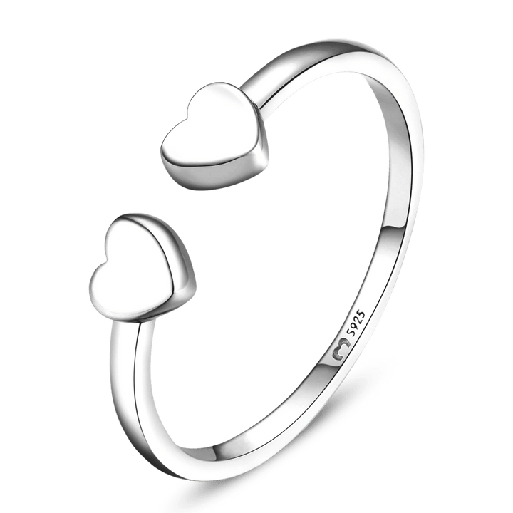 Anillo Corazón Doble