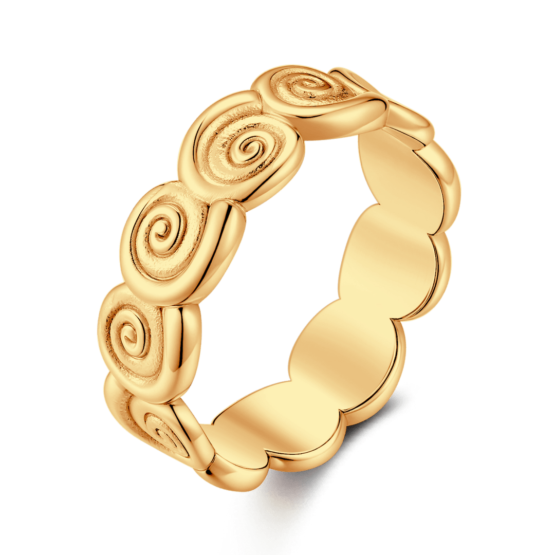 Anillo Espirales Continuos