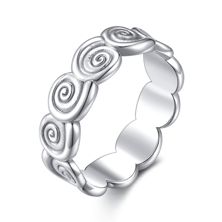 Anillo Espirales Continuos