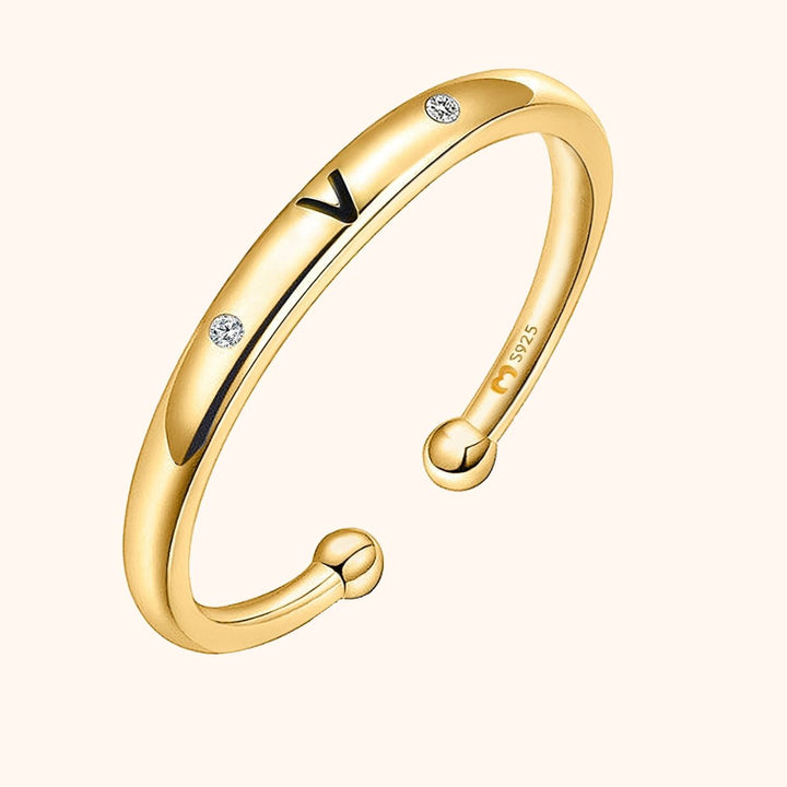 Anillo con Letra Inicial