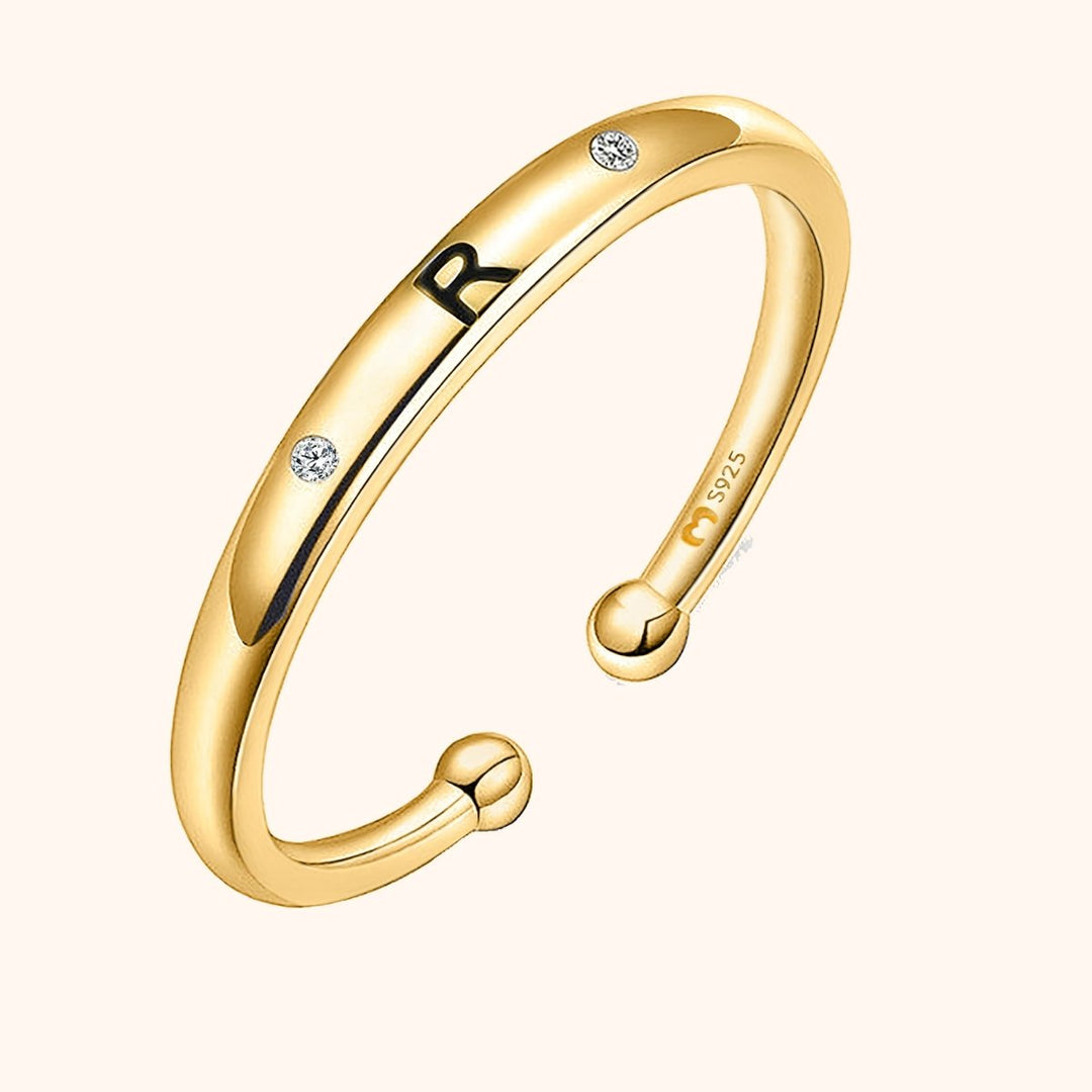 Anillo con Letra Inicial