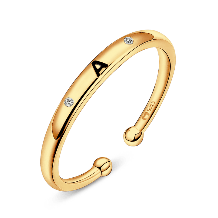 Anillo con Letra Inicial