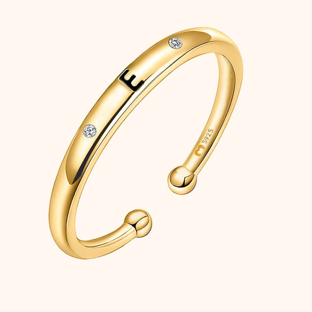Anillo con Letra Inicial