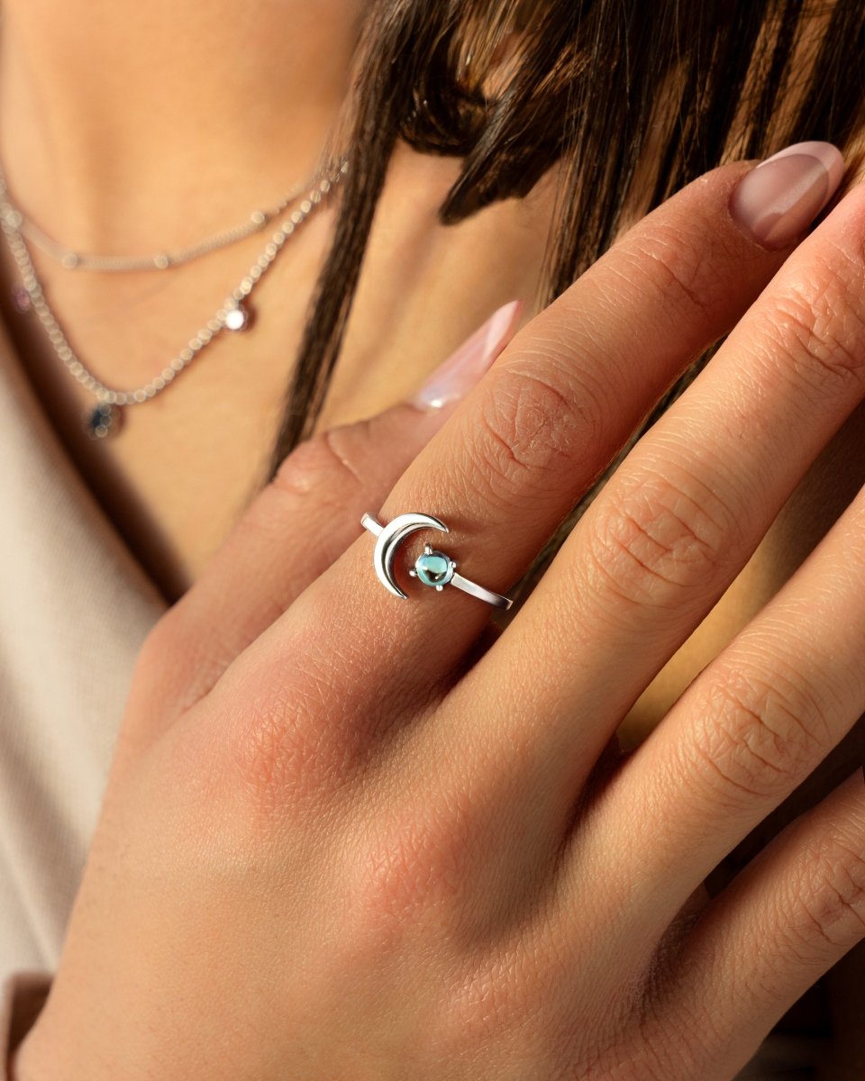Anillo de Luna Menguante