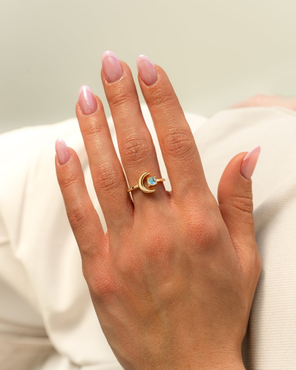 Anillo de Luna Menguante