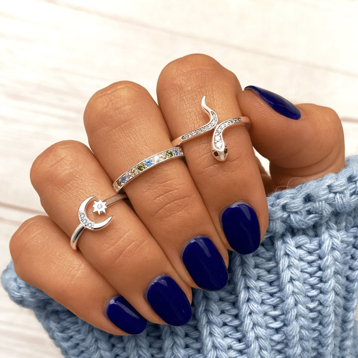 Luna y Anillo Estelar