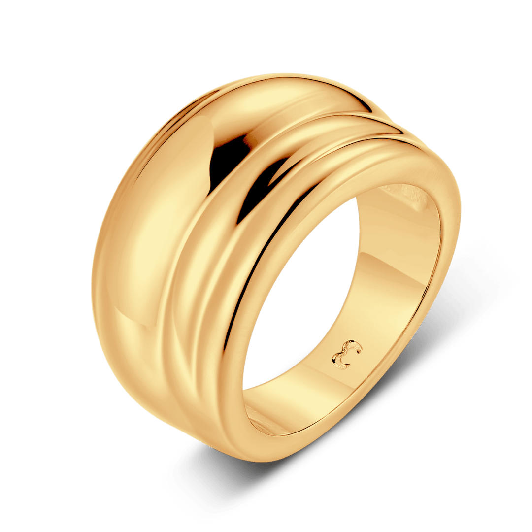 Anillo Pliegues Lisos