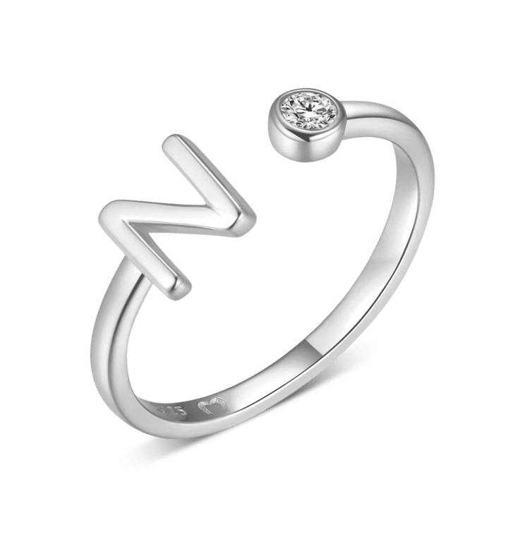 Anillo de letra inicial