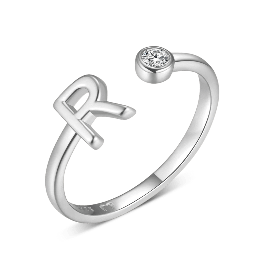 Anillo de letra inicial
