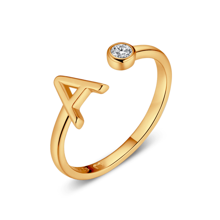 Anillo de letra inicial