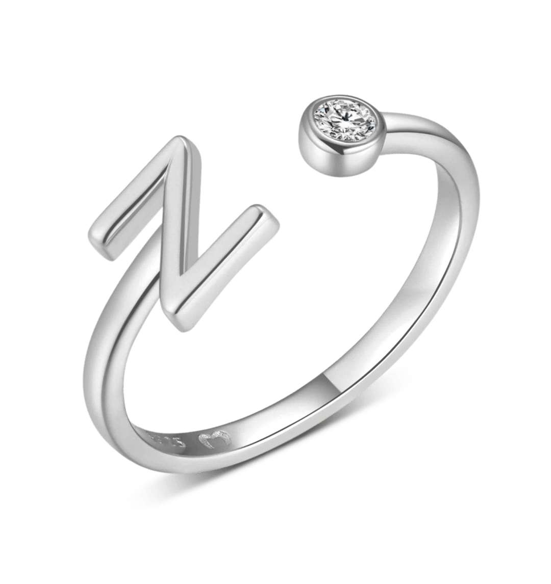 Anillo de letra inicial