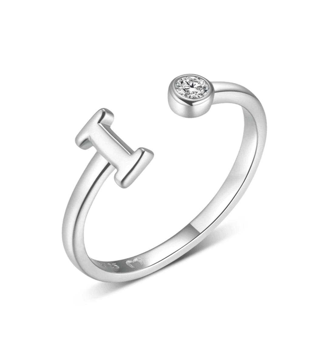 Anillo de letra inicial