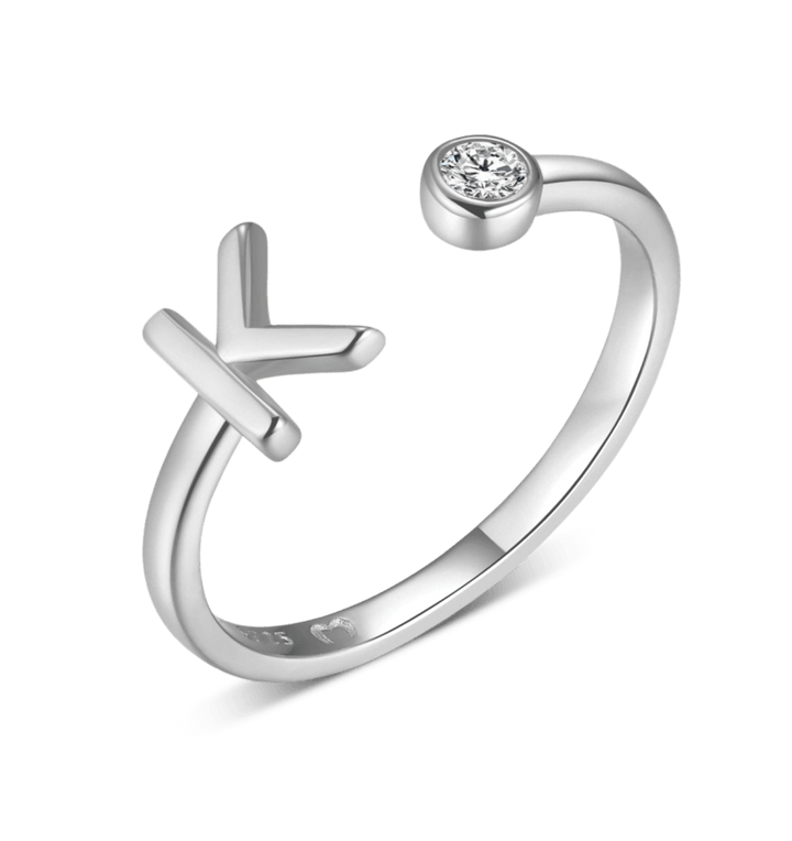 Anillo de letra inicial