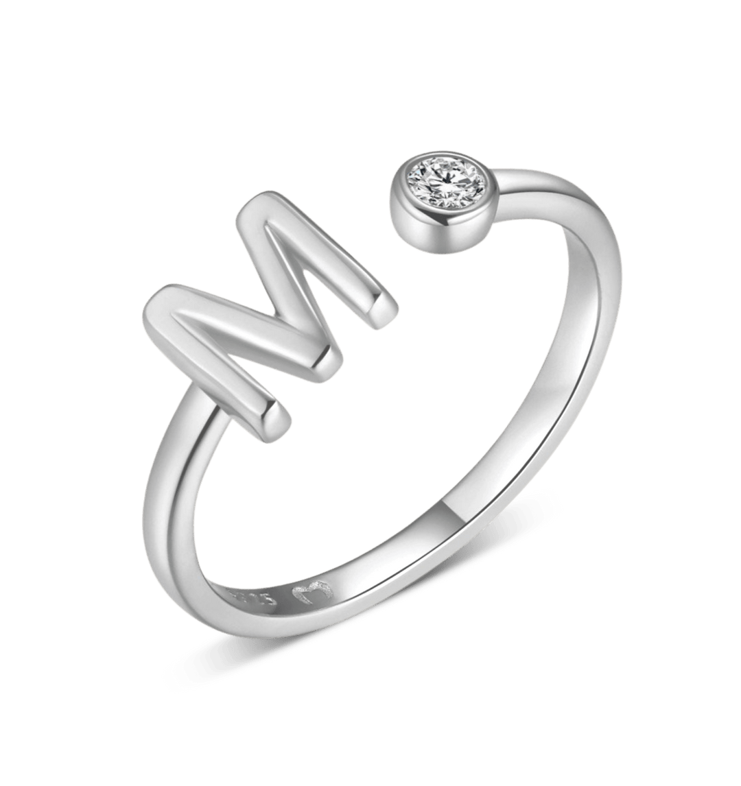 Anillo de letra inicial