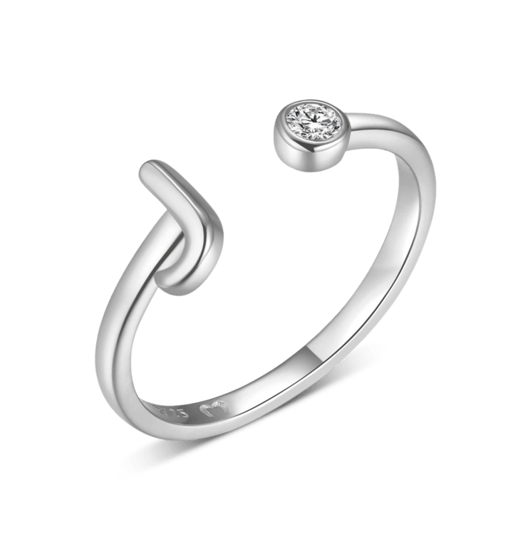 Anillo de letra inicial