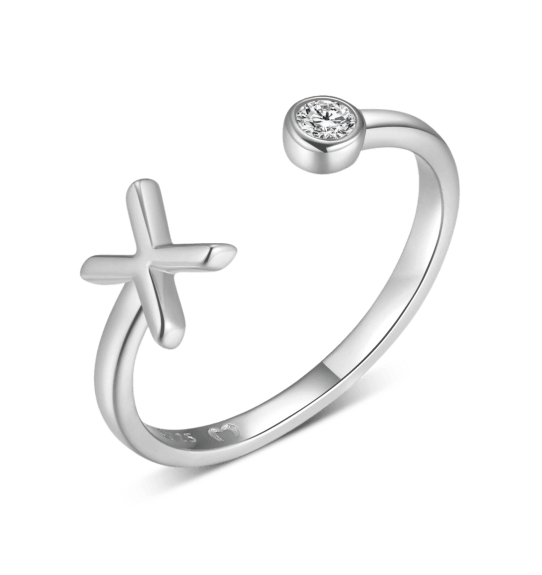 Anillo de letra inicial