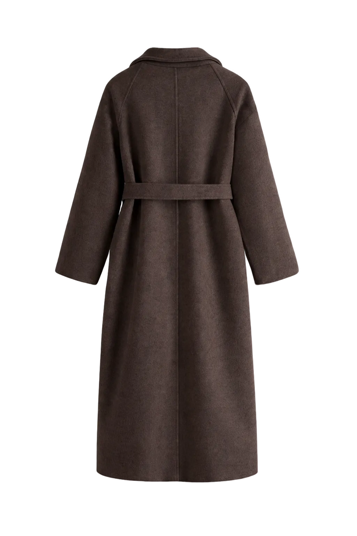 Katrine™ - Elegantti pitkä takki vyöllä