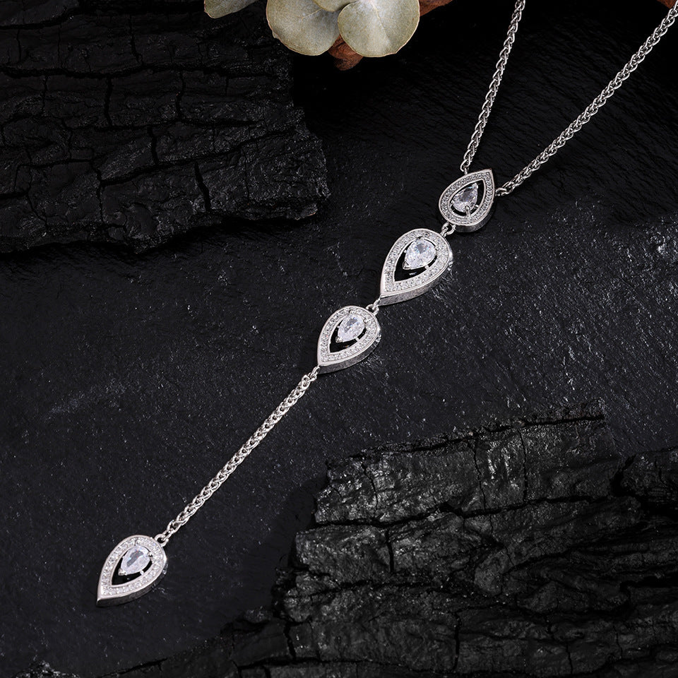 Water Drop Women's Fashionable All-match Necklace