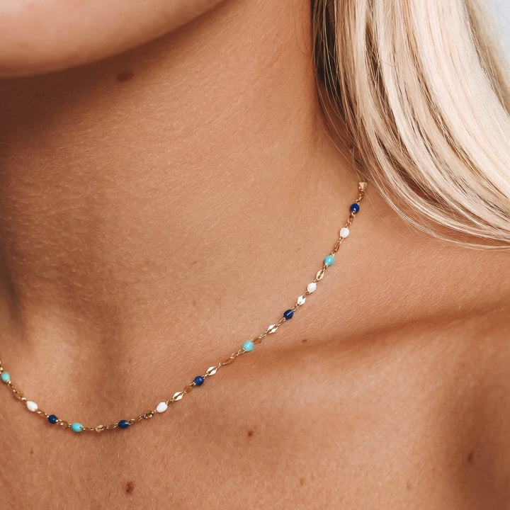 Collar Azul Pintoresco