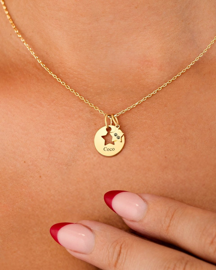 Collar Celeste - Personalizado