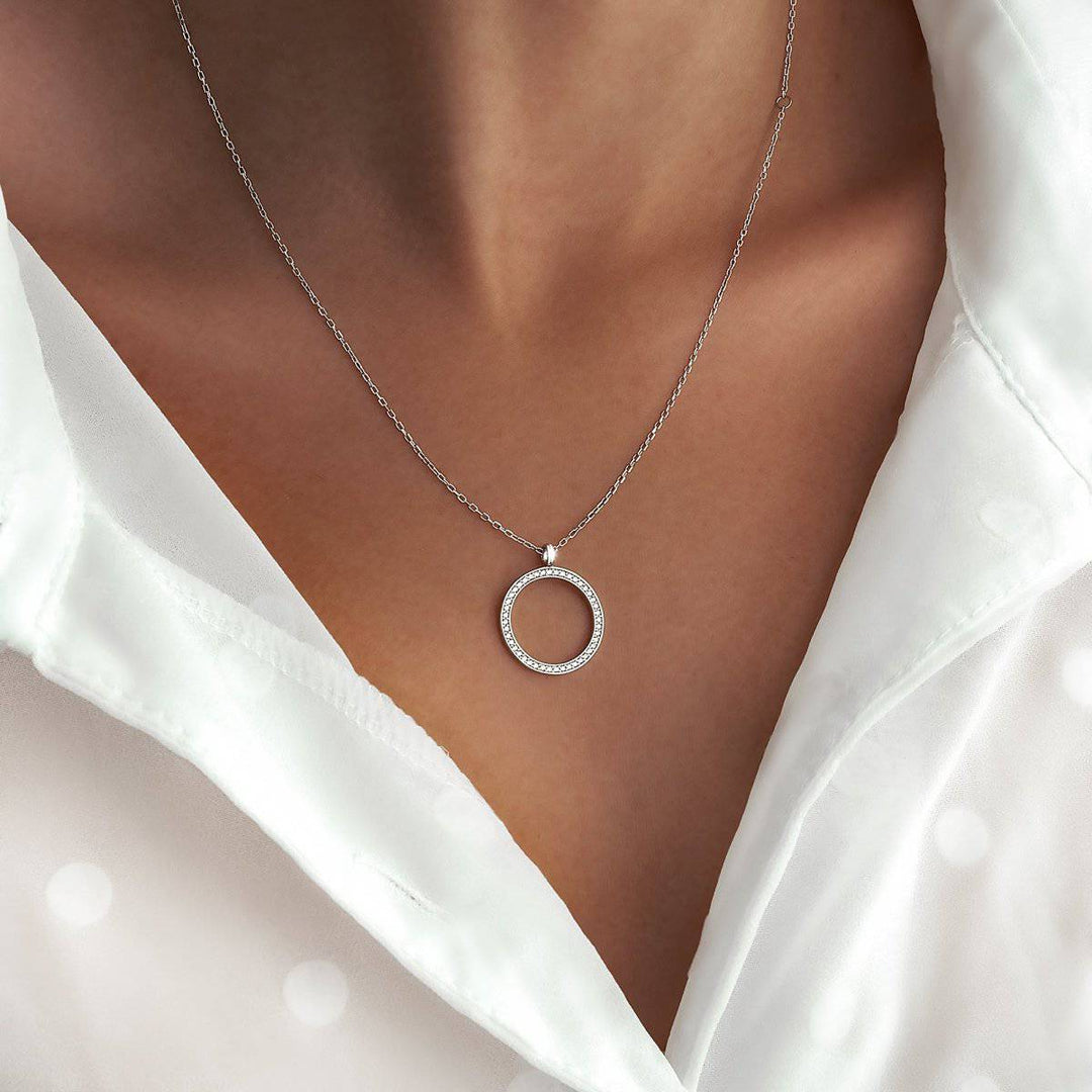 Collar Circular Brillante