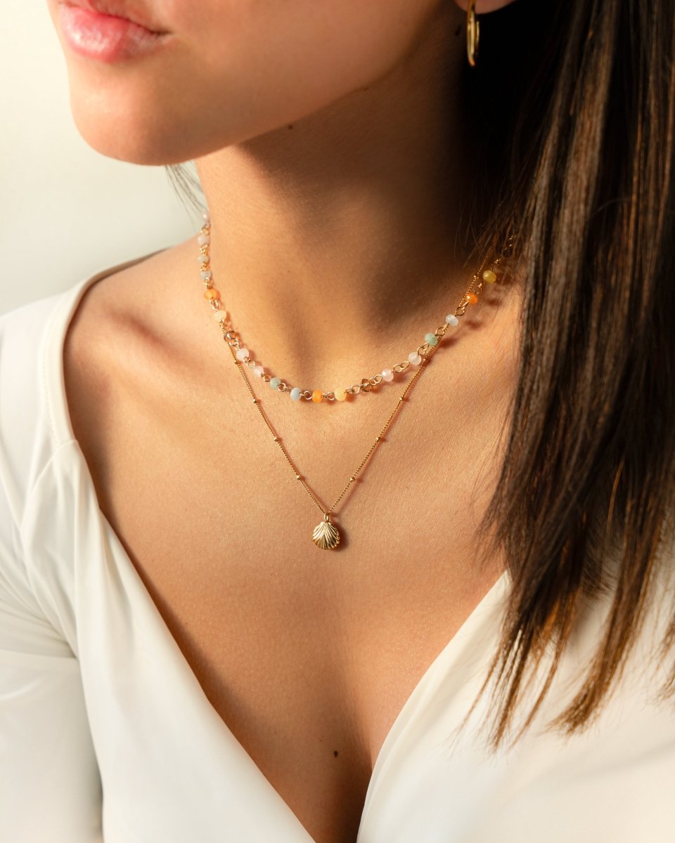 Collar de conchas