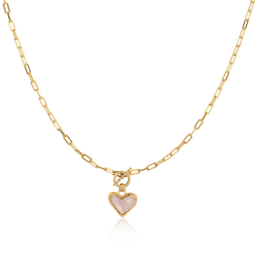 Collar Corazón Mineral