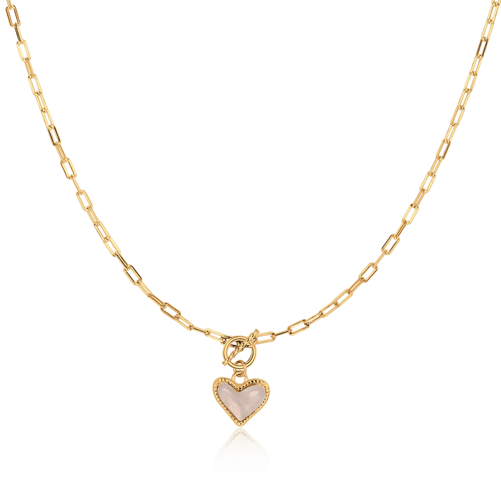 Collar Corazón Mineral