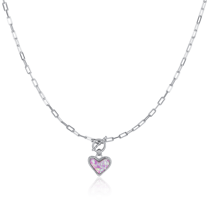 Collar Corazón Mineral