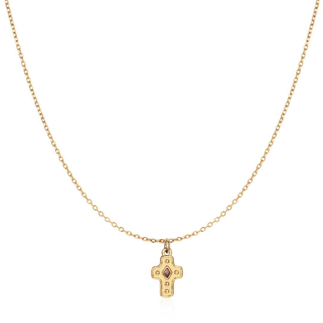 Collar Cruz Diamantada
