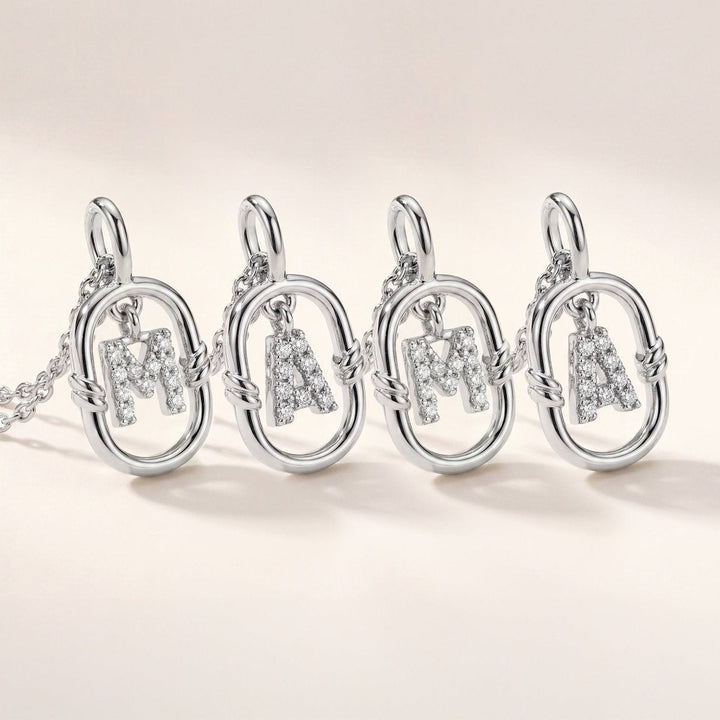 Collar Glitter Inicial