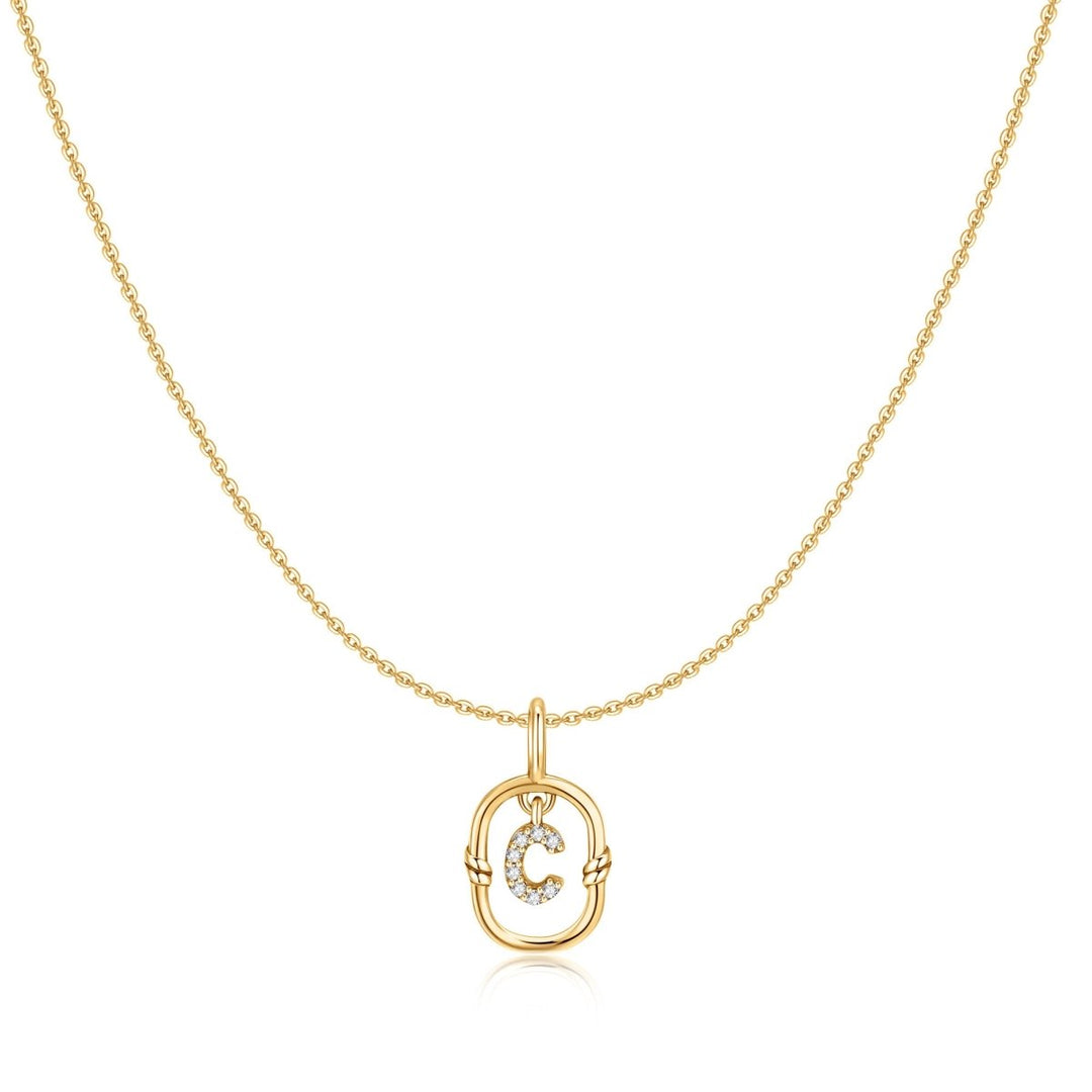 Collar Glitter Inicial