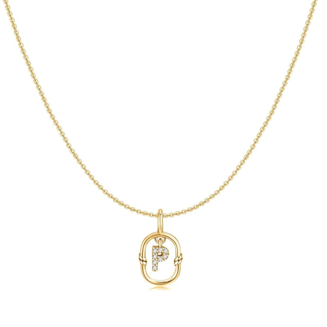 Collar Glitter Inicial