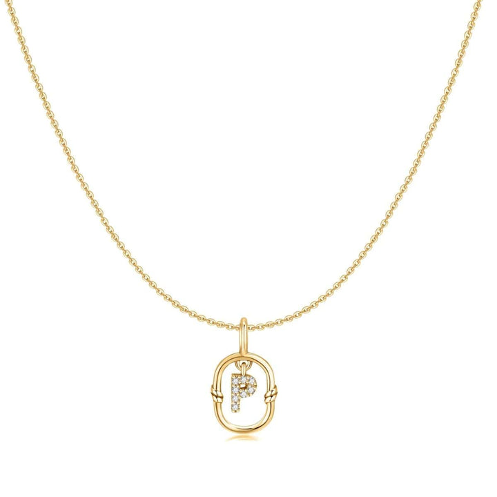Collar Glitter Inicial