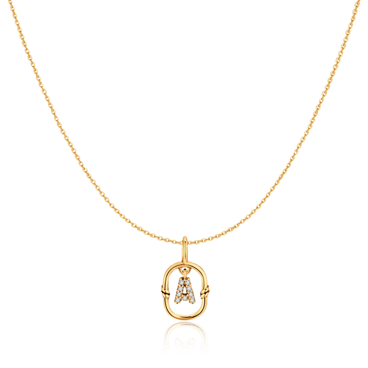 Collar Glitter Inicial