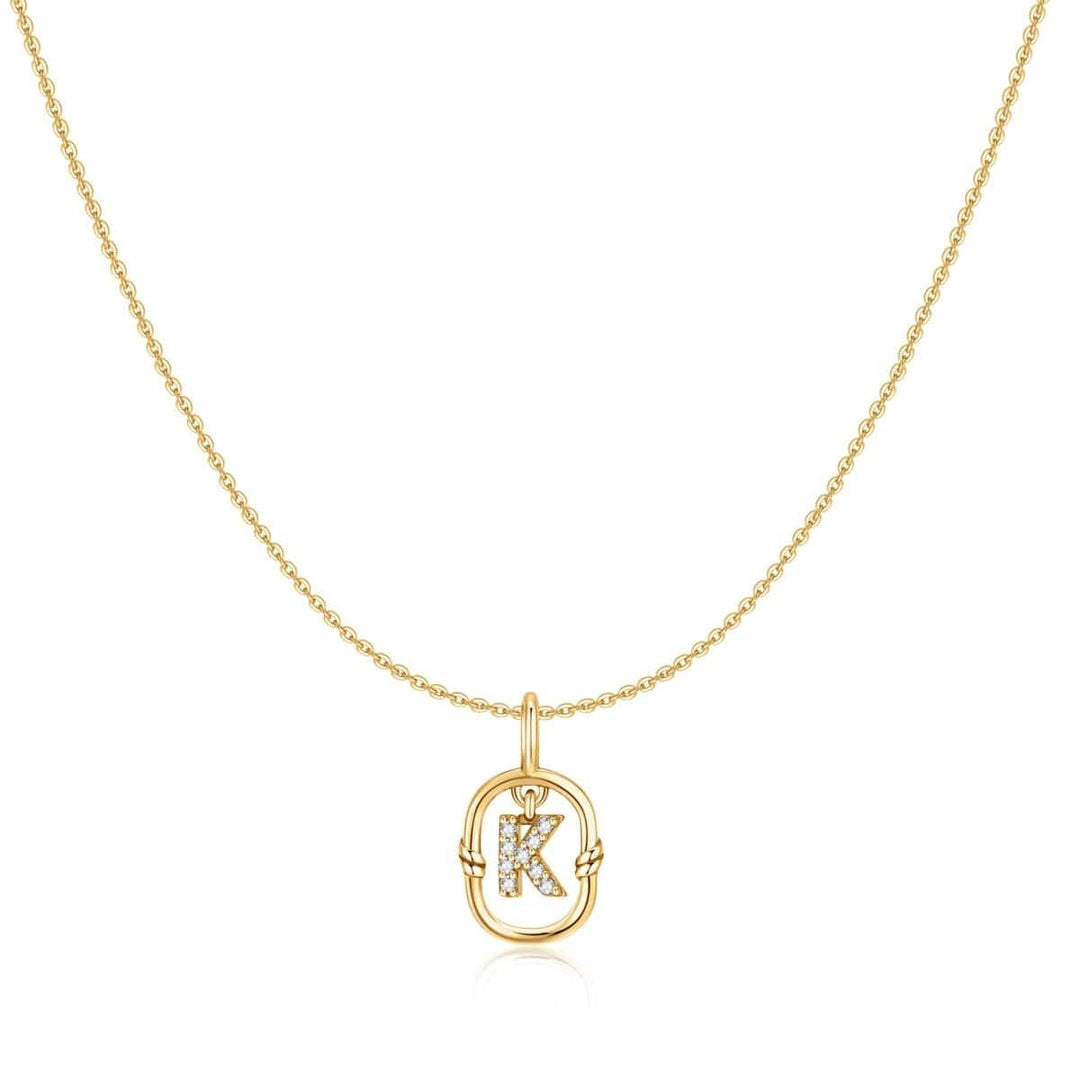 Collar Glitter Inicial