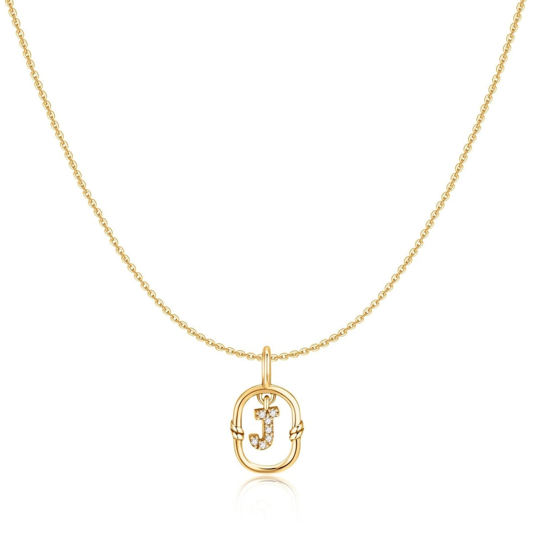 Collar Glitter Inicial