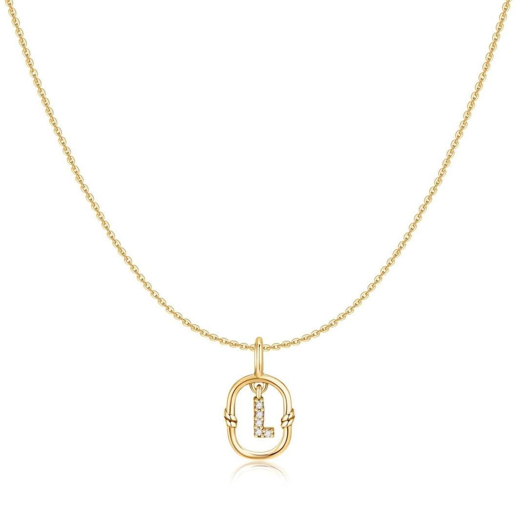 Collar Glitter Inicial