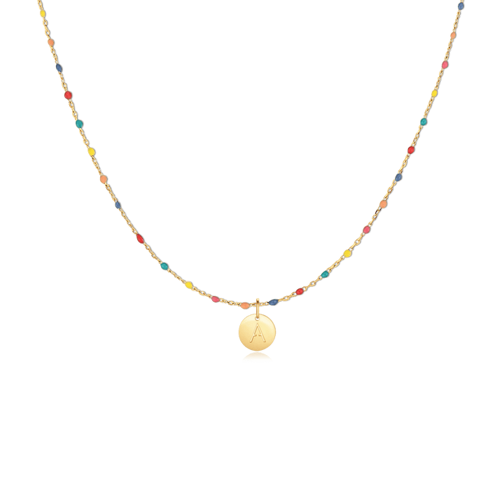 Collar Inicial de Colores