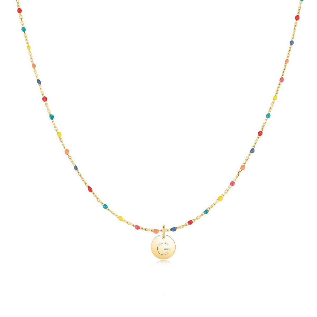 Collar Inicial de Colores