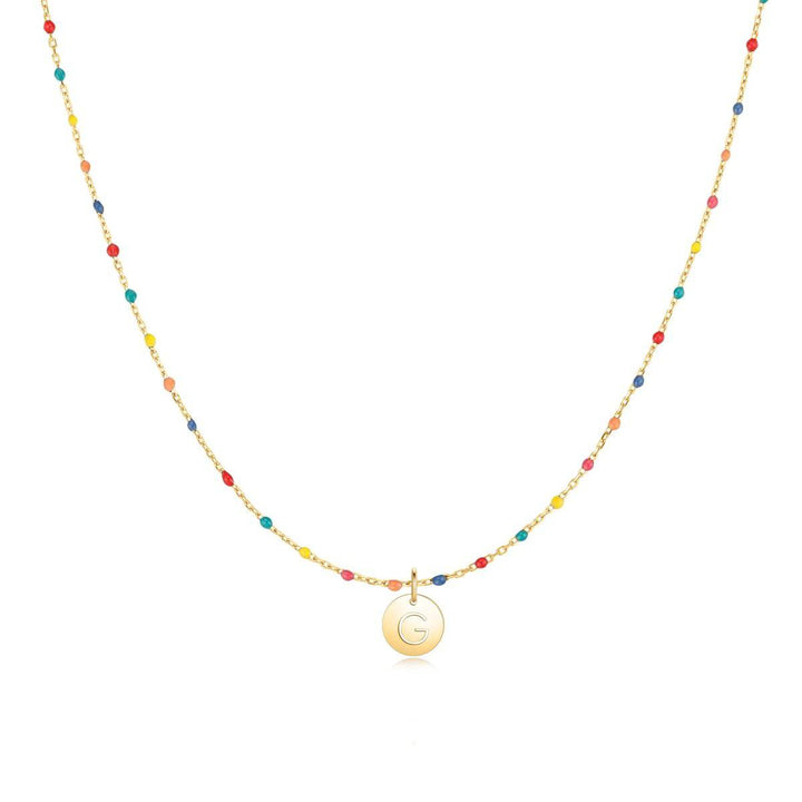 Collar Inicial de Colores
