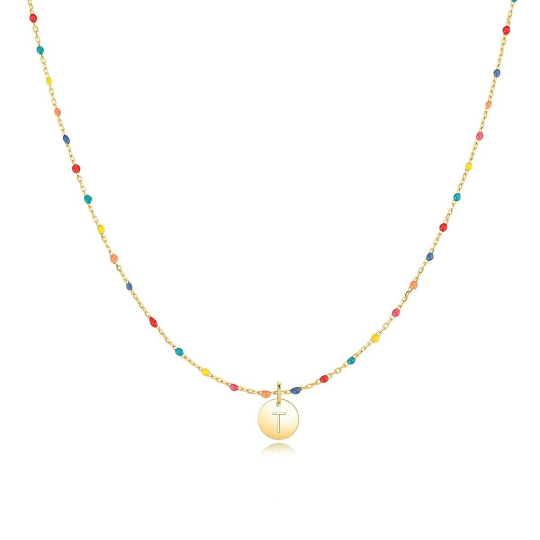 Collar Inicial de Colores