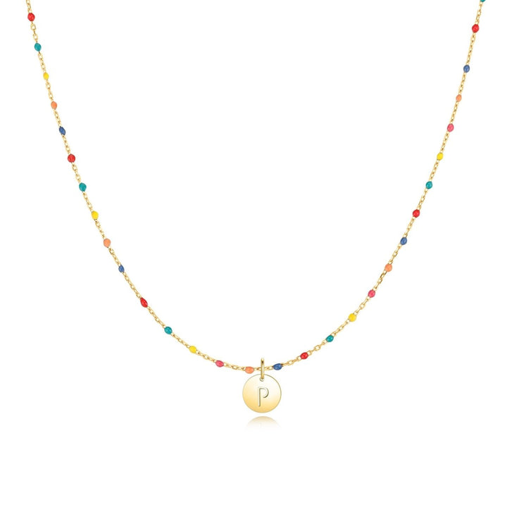 Collar Inicial de Colores