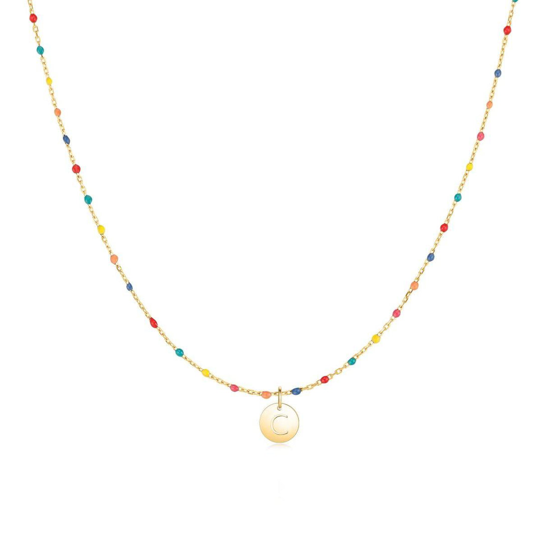 Collar Inicial de Colores