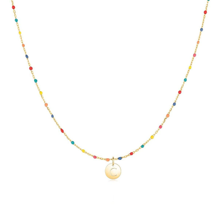 Collar Inicial de Colores