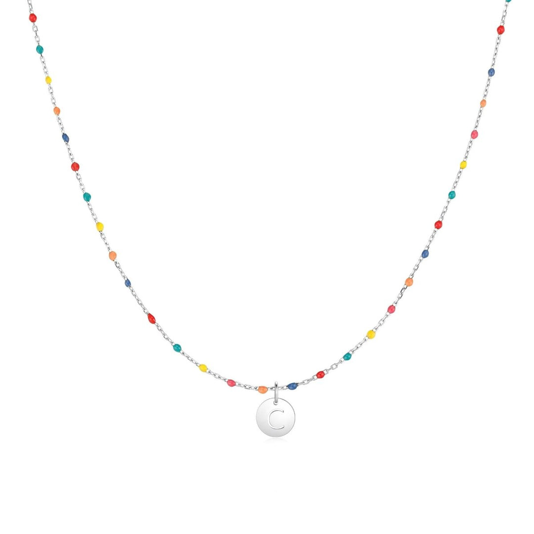 Collar Inicial de Colores