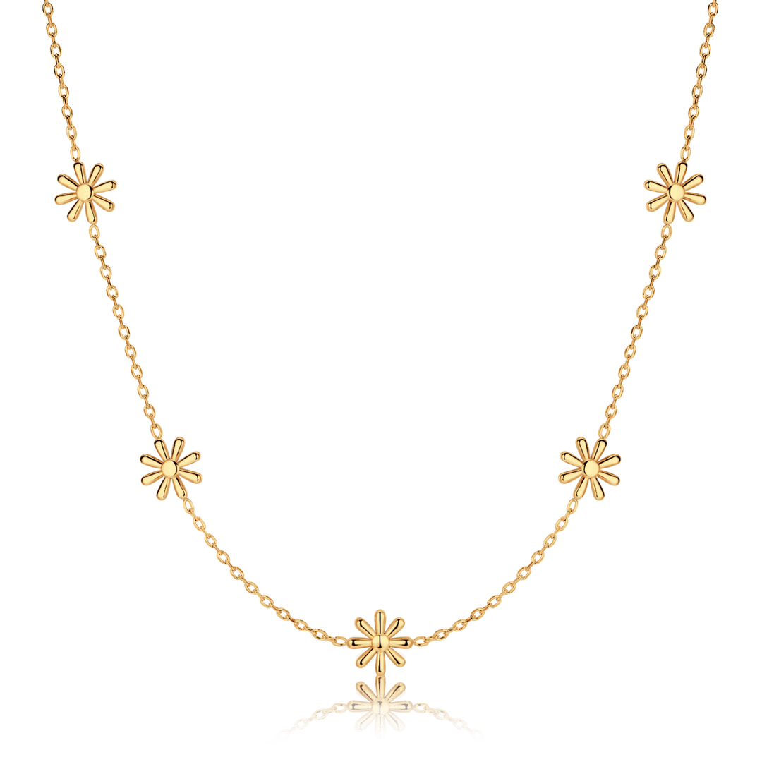 Collar Margaritas Estilizadas