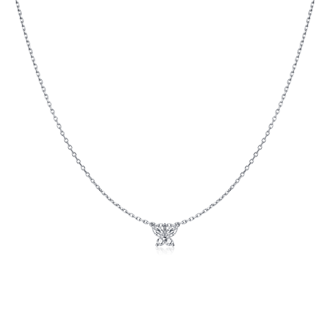 Collar Mariposa Blanca
