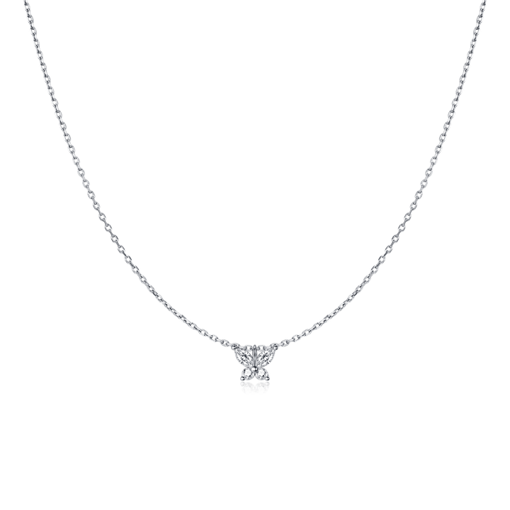 Collar Mariposa Blanca