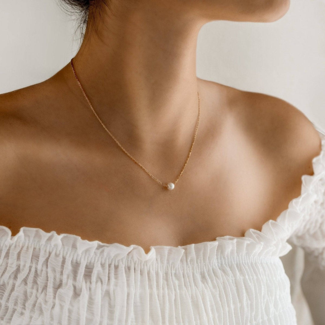 Collar de perlas del mar